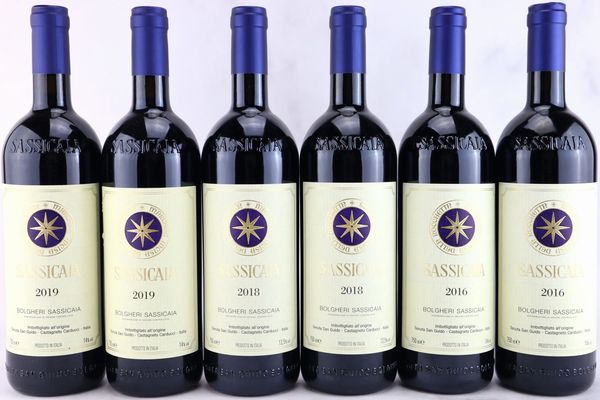 Sassicaia Tenuta San Guido  - Asta MATERIA - Vini Pregiati e da Collezione - Associazione Nazionale - Case d'Asta italiane