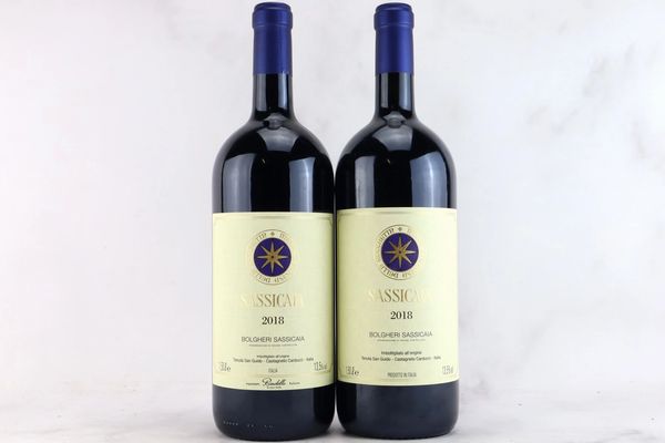 Sassicaia Tenuta San Guido 2018  - Asta MATERIA - Vini Pregiati e da Collezione - Associazione Nazionale - Case d'Asta italiane