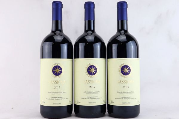 Sassicaia Tenuta San Guido 2017  - Asta MATERIA - Vini Pregiati e da Collezione - Associazione Nazionale - Case d'Asta italiane
