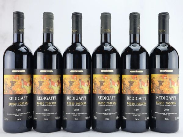 Redigaffi Tua Rita 2003  - Asta MATERIA - Vini Pregiati e da Collezione - Associazione Nazionale - Case d'Asta italiane