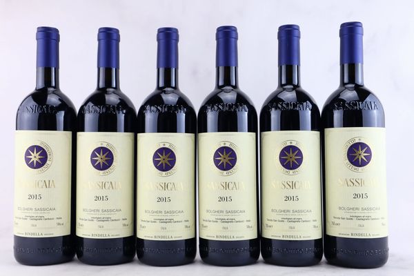 Sassicaia Tenuta San Guido 2015  - Asta MATERIA - Vini Pregiati e da Collezione - Associazione Nazionale - Case d'Asta italiane
