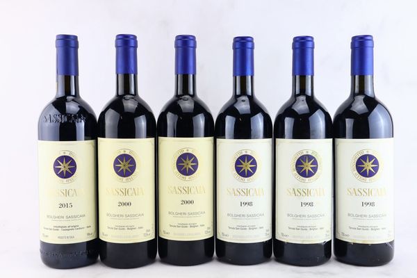 Sassicaia Tenuta San Guido  - Asta MATERIA - Vini Pregiati e da Collezione - Associazione Nazionale - Case d'Asta italiane