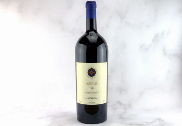Sassicaia Tenuta San Guido 2014  - Asta MATERIA - Vini Pregiati e da Collezione - Associazione Nazionale - Case d'Asta italiane