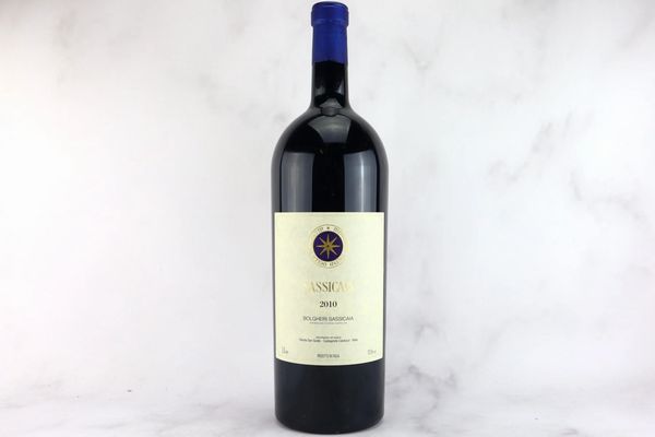 Sassicaia Tenuta San Guido 2010  - Asta MATERIA - Vini Pregiati e da Collezione - Associazione Nazionale - Case d'Asta italiane