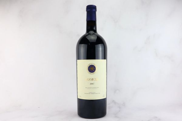 Sassicaia Tenuta San Guido 2007  - Asta MATERIA - Vini Pregiati e da Collezione - Associazione Nazionale - Case d'Asta italiane
