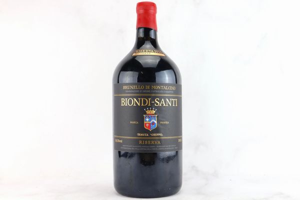 Brunello di Montalcino Riserva Biondi Santi 2015  - Asta MATERIA - Vini Pregiati e da Collezione - Associazione Nazionale - Case d'Asta italiane