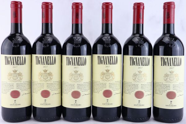 Tignanello Antinori 2017  - Asta MATERIA - Vini Pregiati e da Collezione - Associazione Nazionale - Case d'Asta italiane