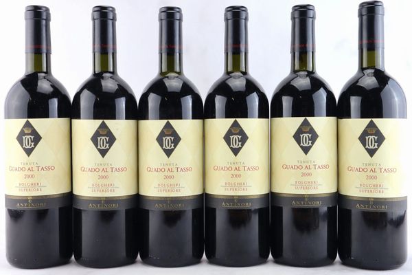 Guado al Tasso Antinori 2000  - Asta MATERIA - Vini Pregiati e da Collezione - Associazione Nazionale - Case d'Asta italiane