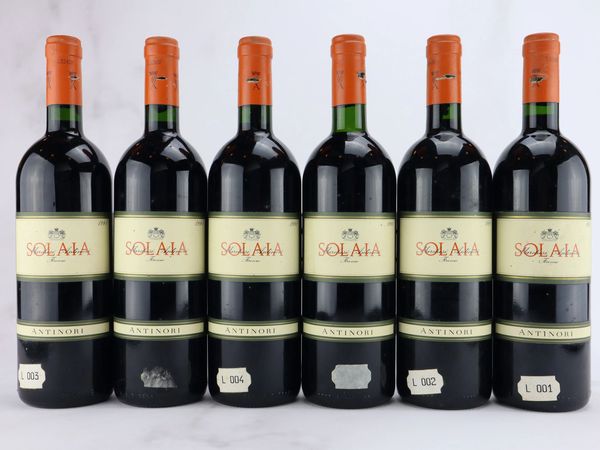 Solaia Antinori 1991  - Asta MATERIA - Vini Pregiati e da Collezione - Associazione Nazionale - Case d'Asta italiane