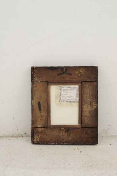 Piccola cornice a cassetta in legno ebanizzato con decori dorati. Toscana XVII secolo  - Asta Cornici antiche - Associazione Nazionale - Case d'Asta italiane