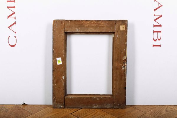 Cornice in legno intagliato, dipinto e dorato. Italia del Nord XVII secolo  - Asta Cornici antiche - Associazione Nazionale - Case d'Asta italiane