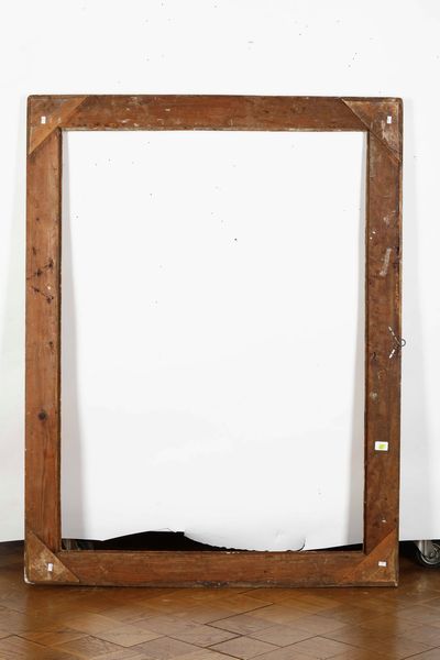 Cornice intagliata e dorata. Italia, XVIII secolo  - Asta Cornici antiche - Associazione Nazionale - Case d'Asta italiane