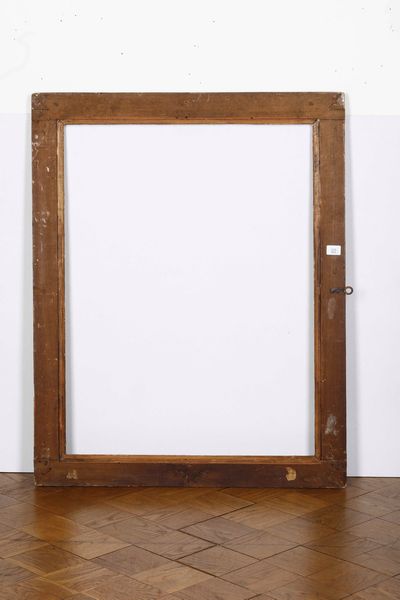 Cornice in legno intagliato e dorato. Italia centrale XVIII secolo  - Asta Cornici antiche - Associazione Nazionale - Case d'Asta italiane