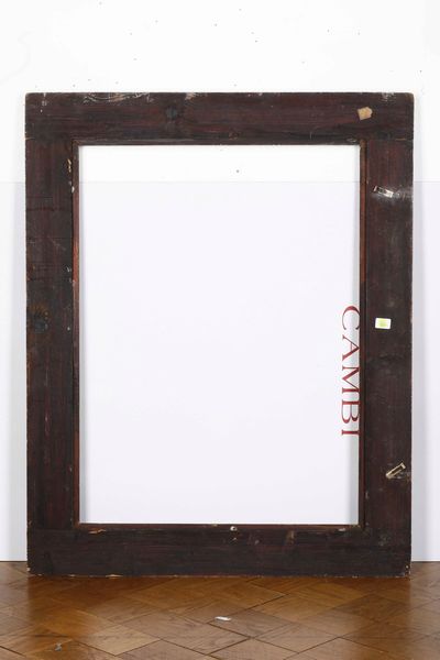 Cornice in legno intagliato e dorato. Italia XVIII secolo  - Asta Cornici antiche - Associazione Nazionale - Case d'Asta italiane