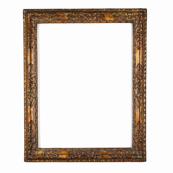 Cornice legno intagliato e dorato, Veneto XVIII-XIX secolo  - Asta Cornici antiche - Associazione Nazionale - Case d'Asta italiane