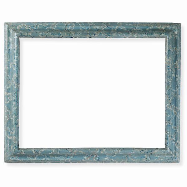 Cornice in legno dipinto a finto marmo. Marche XVII-XVIII secolo  - Asta Cornici antiche - Associazione Nazionale - Case d'Asta italiane