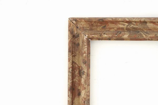 Cornice in legno dipinto a finto marmo. Marche XVIII secolo  - Asta Cornici antiche - Associazione Nazionale - Case d'Asta italiane