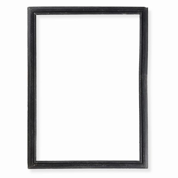 Cornice sagomata in legno ebanizzato. XVIII secolo  - Asta Cornici antiche - Associazione Nazionale - Case d'Asta italiane