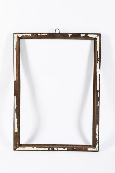 Cornice sagomata in legno ebanizzato. XVIII secolo  - Asta Cornici antiche - Associazione Nazionale - Case d'Asta italiane