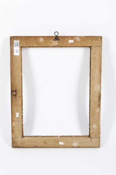 Cornice a mecca in legno intagliato, XVIII secolo  - Asta Cornici antiche - Associazione Nazionale - Case d'Asta italiane