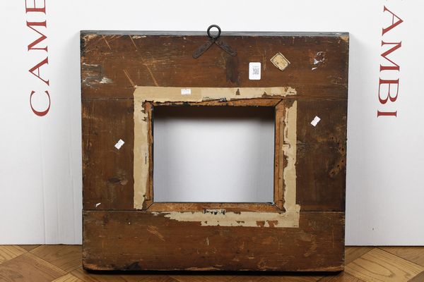 Cornice guilloch in legno intagliato ed ebanizzato. XVIII secolo  - Asta Cornici antiche - Associazione Nazionale - Case d'Asta italiane