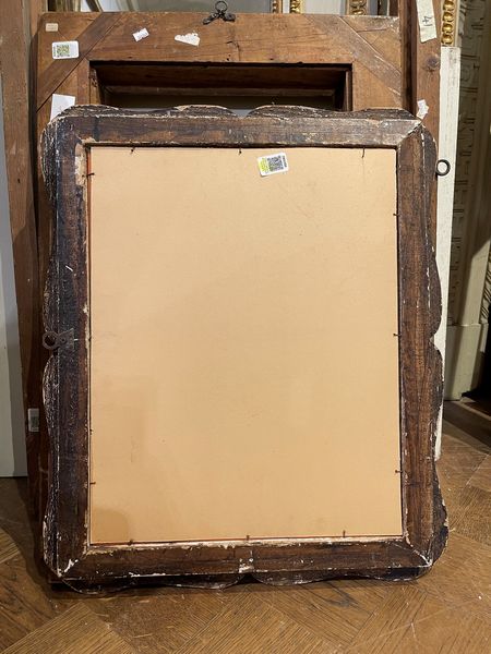 Cornice a guantiera in legno dorato, fine XIX secolo  - Asta Cornici antiche - Associazione Nazionale - Case d'Asta italiane