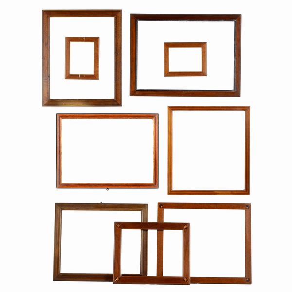 Nove cornici. XX secolo  - Asta Cornici antiche - Associazione Nazionale - Case d'Asta italiane