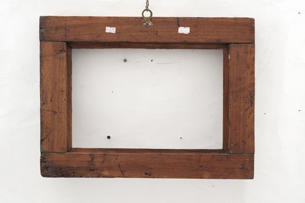 Cornice in legno intagliato a palmette con tracce di argentatura. XIX secolo  - Asta Cornici antiche - Associazione Nazionale - Case d'Asta italiane