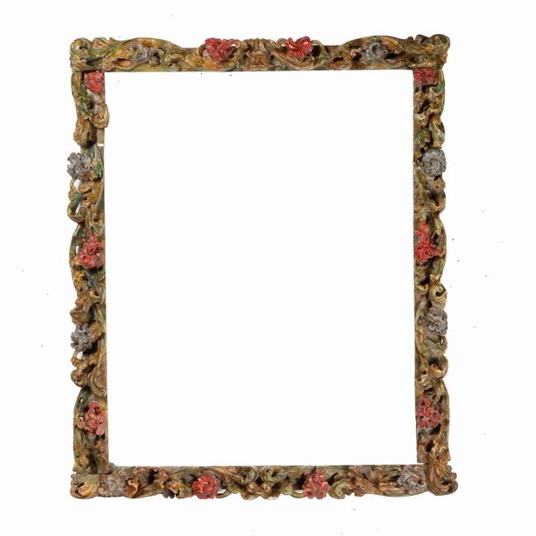 Cornice intagliata e dipinta. Arte italiana del XX secolo  - Asta Cornici antiche - Associazione Nazionale - Case d'Asta italiane