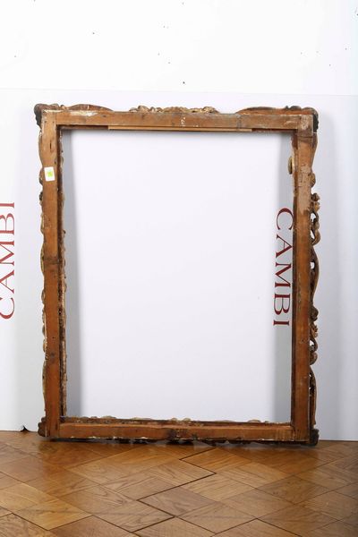 Cornice intagliata e dipinta. Arte italiana del XX secolo  - Asta Cornici antiche - Associazione Nazionale - Case d'Asta italiane