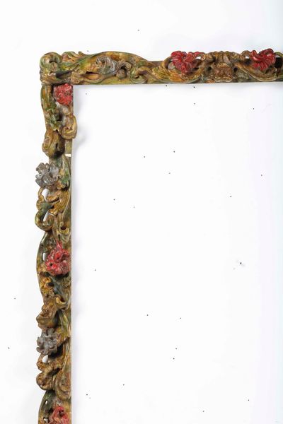 Cornice intagliata e dipinta. Arte italiana del XX secolo  - Asta Cornici antiche - Associazione Nazionale - Case d'Asta italiane