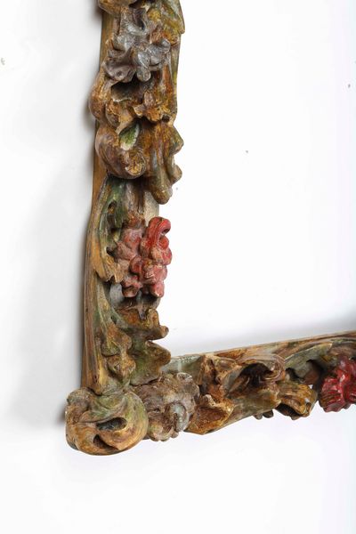Cornice intagliata e dipinta. Arte italiana del XX secolo  - Asta Cornici antiche - Associazione Nazionale - Case d'Asta italiane