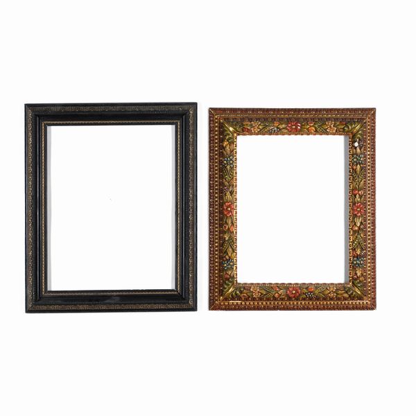 Due cornici diverse, XX secolo  - Asta Cornici antiche - Associazione Nazionale - Case d'Asta italiane