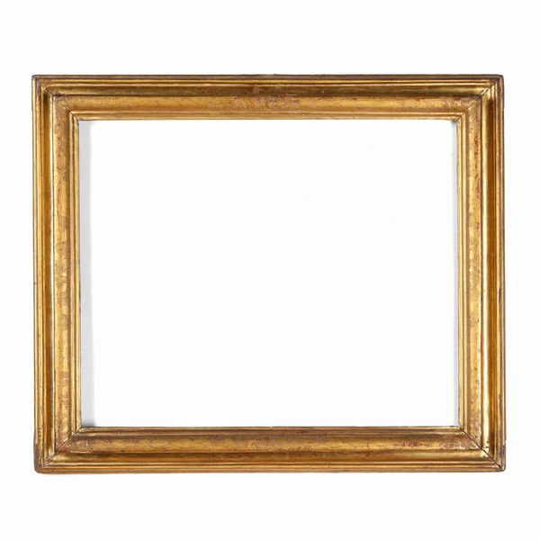 Cornice in legno dorato e bulinato. Italia XVIII secolo  - Asta Cornici antiche - Associazione Nazionale - Case d'Asta italiane