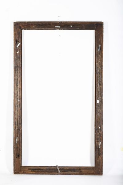 Grande cornice in legno intagliato e dorato. Veneto XVIII secolo  - Asta Cornici antiche - Associazione Nazionale - Case d'Asta italiane