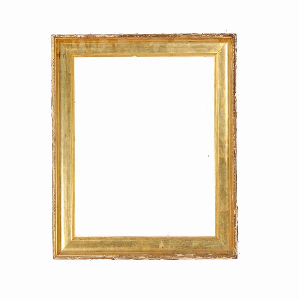 Cornice in stile neoclassico dorata  - Asta Cornici antiche - Associazione Nazionale - Case d'Asta italiane