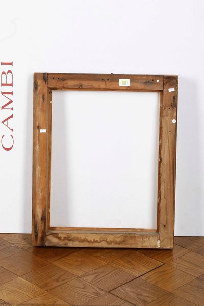 Cornice in stile neoclassico dorata  - Asta Cornici antiche - Associazione Nazionale - Case d'Asta italiane