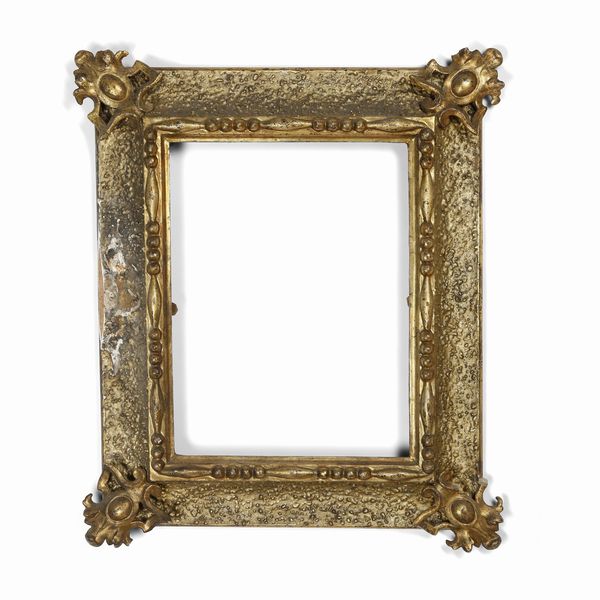 Cornice a mecca intagliata, Italia centrale, XVIII secolo  - Asta Cornici antiche - Associazione Nazionale - Case d'Asta italiane