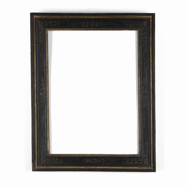 Cornice a cassetta in legno ebanizzato, XIX secolo  - Asta Cornici antiche - Associazione Nazionale - Case d'Asta italiane