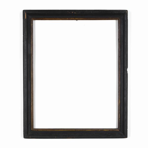 Cornice in legno ebanizzato. Roma XVII-XVIII secolo  - Asta Cornici antiche - Associazione Nazionale - Case d'Asta italiane