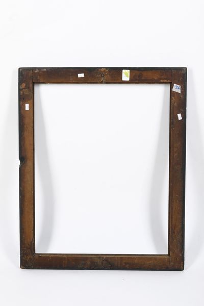 Cornice in legno ebanizzato. Roma XVII-XVIII secolo  - Asta Cornici antiche - Associazione Nazionale - Case d'Asta italiane