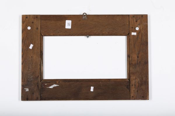 Cornice a cassetta in quercia, XX secolo  - Asta Cornici antiche - Associazione Nazionale - Case d'Asta italiane