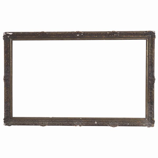 Grande cornice in legno laccato, XIX secolo  - Asta Cornici antiche - Associazione Nazionale - Case d'Asta italiane