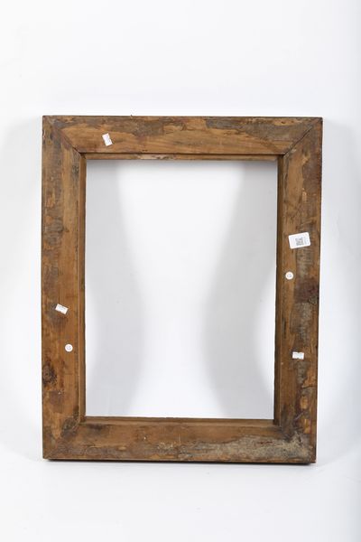 Cornice a gola in mogano e oro. XIX secolo  - Asta Cornici antiche - Associazione Nazionale - Case d'Asta italiane