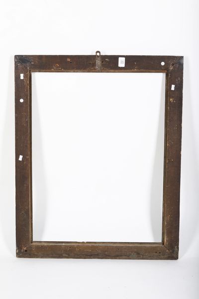 Cornice a labbretto in legno dorato. Bologna, XVIII secolo  - Asta Cornici antiche - Associazione Nazionale - Case d'Asta italiane