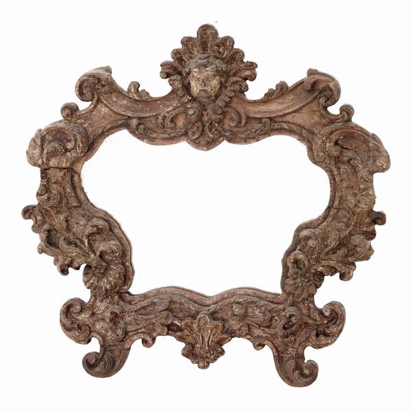 Cornice da cartagloria in legno scolpito. XVII secolo  - Asta Cornici antiche - Associazione Nazionale - Case d'Asta italiane