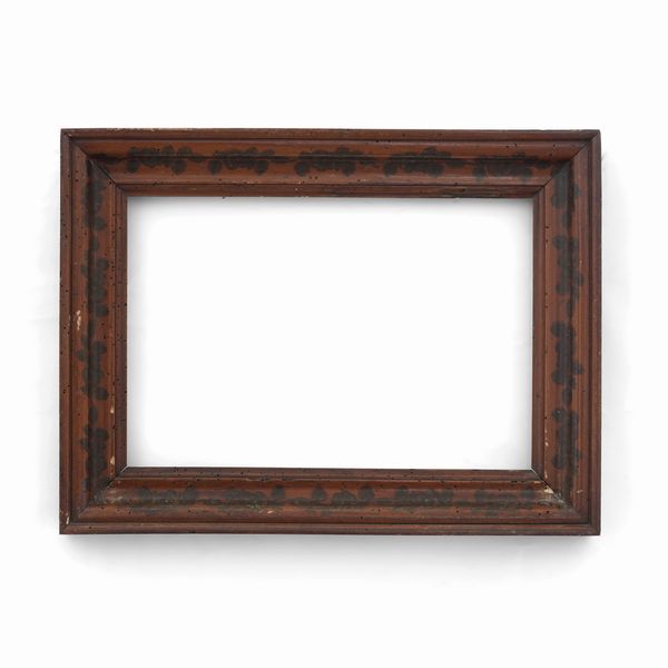 Cornice in legno dipinto a fiori. XX secolo  - Asta Cornici antiche - Associazione Nazionale - Case d'Asta italiane