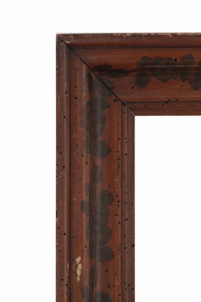 Cornice in legno dipinto a fiori. XX secolo  - Asta Cornici antiche - Associazione Nazionale - Case d'Asta italiane