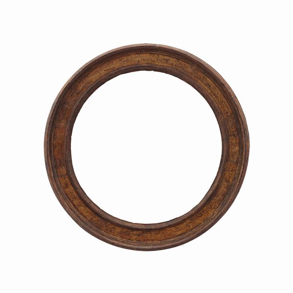 Cornice di forma circolare in legno dorato. XVIII secolo  - Asta Cornici antiche - Associazione Nazionale - Case d'Asta italiane