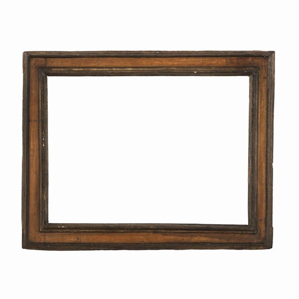 Cornice a cassetta in legno laccato e a mecca. Italia centrale XVII secolo  - Asta Cornici antiche - Associazione Nazionale - Case d'Asta italiane